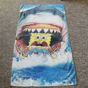 Spongebob towel
